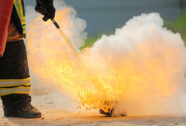 Fire safety demonstration